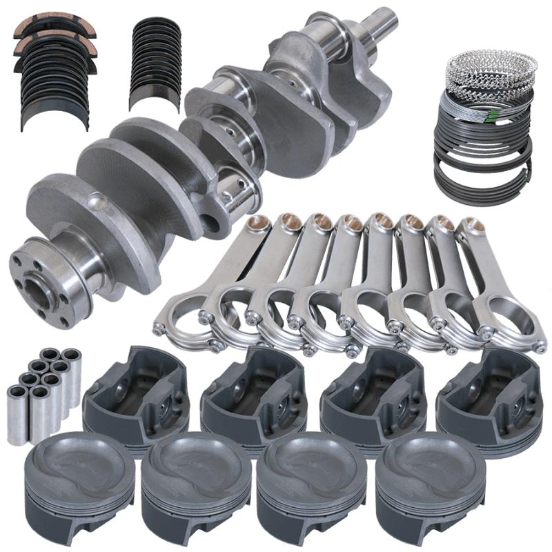 Eagle — Eagle Ford 351W SVO 4.000in Crank 2.750in Mains 6.200in H-Beam 4.030in Pistons Rotating Assembly
Competition Assembly - view 1
