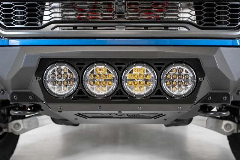 Addictive Desert Designs — Addictive Desert Designs 17-20 Ford F-150 Raptor Bomber Front Bumper w/ 4 Rigid 360 6in Round Mounts
Bumper- Front
Bumpers - view 17