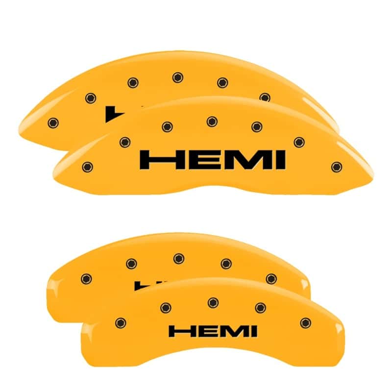 MGP — MGP 4 Caliper Covers Engraved Front & Rear Hemi Yellow Finish Black Char 2006 Jeep Commander
Caliper Covers - view 1