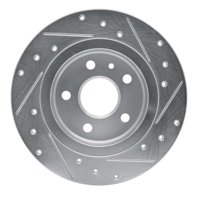 R1 Concepts — R1 11-22 Buick Encore Rear Left Drilled & Slotted Silver Brake Rotor
R1 Brake Rotor Drill - view 5