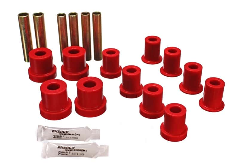 Energy Suspension — Energy Suspension 73-87 GM Denali XL/Suburban/Yukon XL 4WD Red Front Leaf Spring Bushing Set
Leaf Spring Bushing - view 2