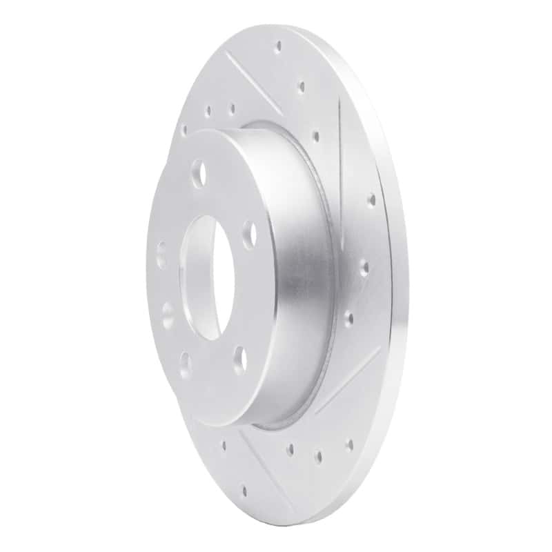 R1 Concepts — R1 02-08 Chevrolet Zafira (Mexico) Rear Right Drilled & Slotted Silver Brake Rotor
R1 Brake Rotor Drill - view 2