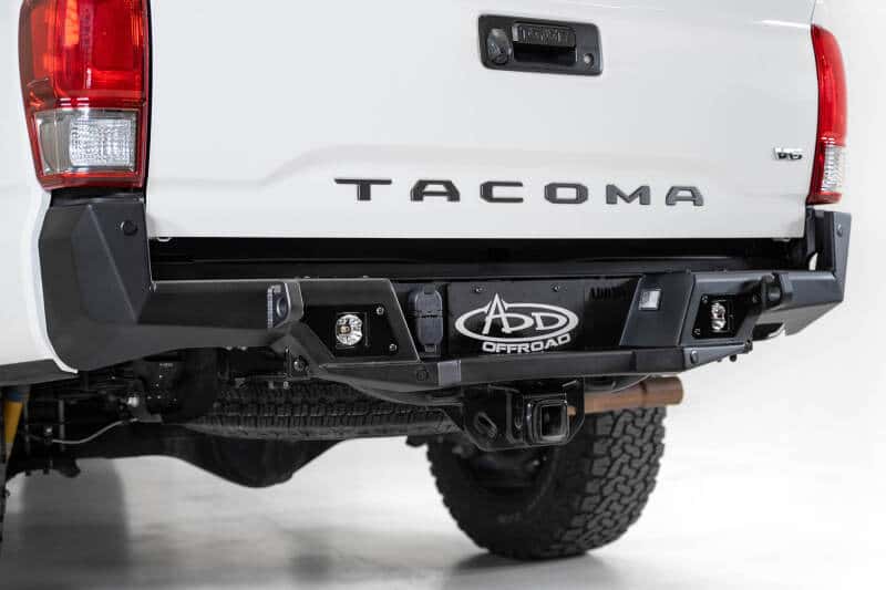 Addictive Desert Designs — Addictive Desert Designs 16-19 Toyota Tacoma Stealth Fighter Rear Bumper w/ Backup Sensor Cutouts
Bumper- Rear
Bumpers - view 2