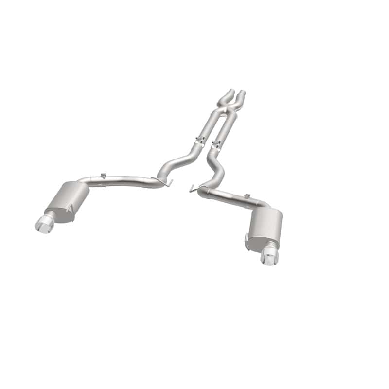 Magnaflow — MagnaFlow Cat Back, SS, 3in, Street, Dual Split Polished 4.5in Tips 2015 Ford Mustang GT V8 5.0L
Cat-Back - view 22