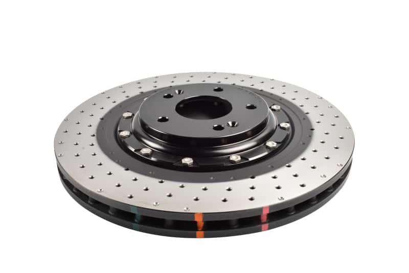 DBA — DBA 22-23 Hyundai Kona N Front 5000 Series 2-Piece Drilled Rotor w/Black Hat
Brake Rotor - view 1