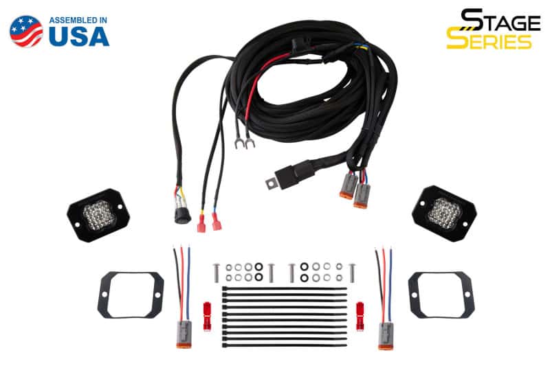 Diode Dynamics — Diode Dynamics Stage Series Flush Mount Reverse Light Kit C1 Pro - view 6