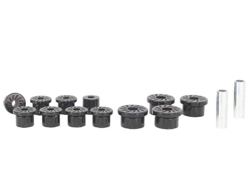 Whiteline — Whiteline 1986-1995 Suzuki Samurai Front Leaf Spring Eye And Shackle Bushings
Bushing Kit - view 2