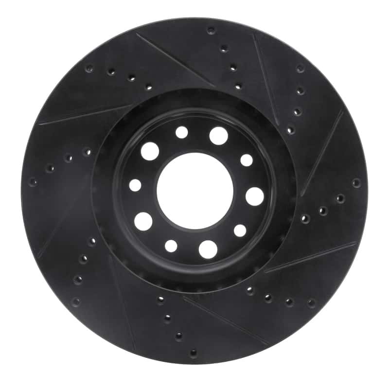 R1 Concepts — R1 2013-2023 Chrysler 200 Front Left Drilled & Slotted Black Brake Rotor
R1 Brake Rotor Drill - view 5