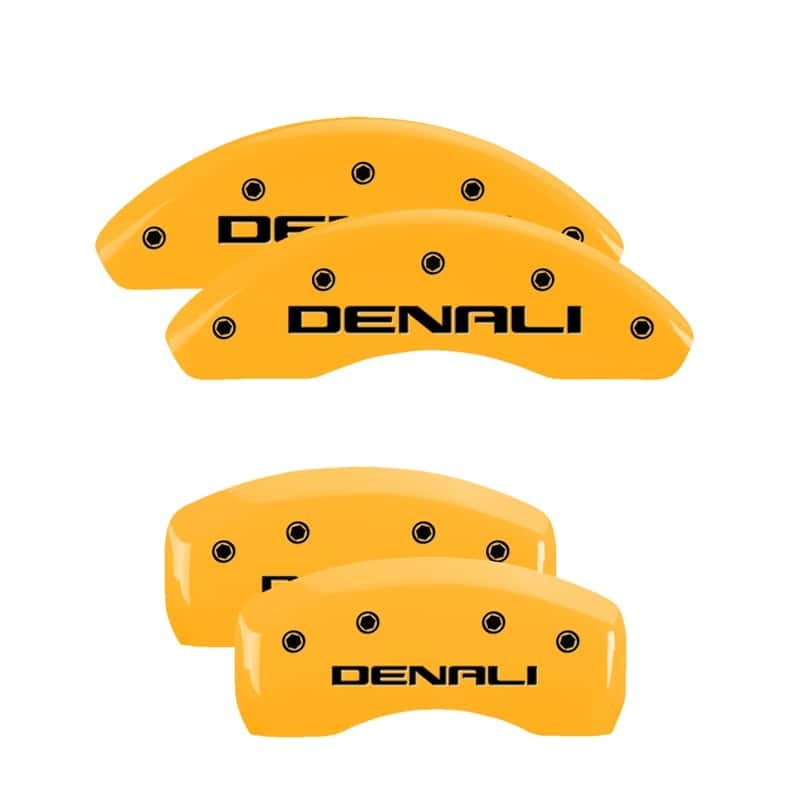 MGP — MGP 4 Caliper Covers Engraved Front & Rear Denali Yellow finish black ch
Caliper Covers - view 1