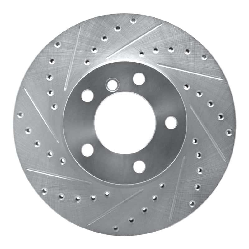R1 Concepts — R1 07-21 BMW 228I xDrive Front Left Drilled & Slotted Silver Brake Rotor
R1 Brake Rotor Drill - view 1