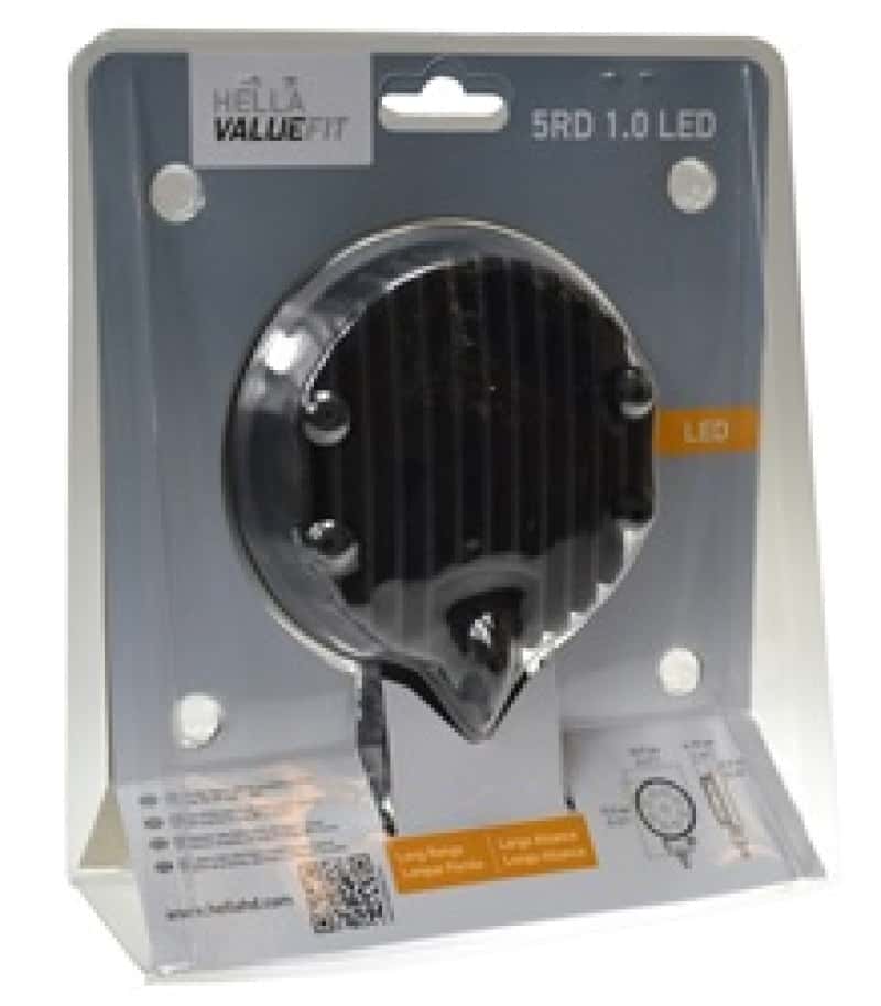 Hella — Hella ValueFit Work Light 5RD 1.0 LED MV LR LT
Work lamp LED Blstr - view 10