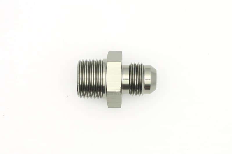 DeatschWerks — DeatschWerks 6AN Male Flare To 3/8in. Male NPT Adapter - view 1