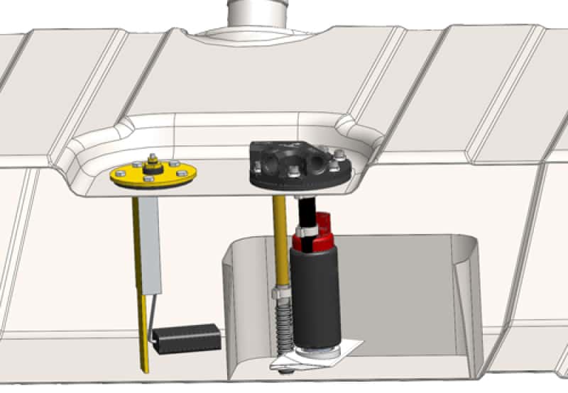 Aeromotive — Aeromotive 55-57 Chevrolet 340 Stealth Fuel Tank
Fuel Tank - view 4