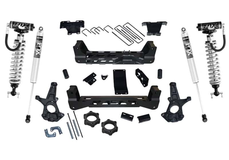 Superlift — Superlift 14-18 GMC Sierra 1500 4WD 6.5in Lift Kit w/ Alum Cntrl Arms Fox Front Coilover & 2.0 Rear
LIFT KIT - view 1