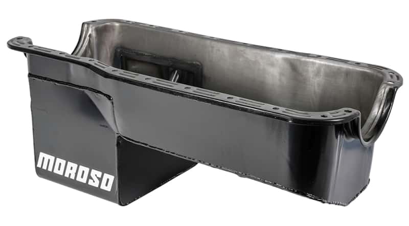 Moroso — Moroso Ford 351W (w/Rear Sump) Extra Deep Wet Sump 7qt 9in Steel Oil Pan - view 2