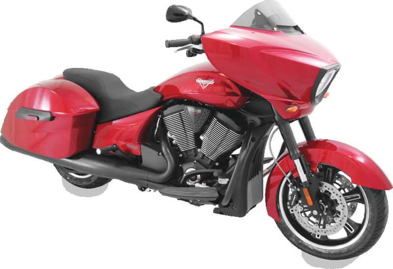 Mustang Motorcycle — Mustang 10-17 Victory Cross Rds, Cross Country, Hard-Ball, Magnum DayTripper 1PC Seat - Black - view 3
