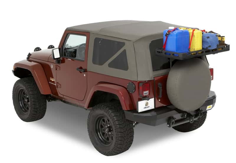 Bestop — Bestop 07-18 Jeep Wrangler Jeep JK Highrock 4X4 Tailgate Rack Bracket Kit For Highrock Tray 41444
Tailgate Bracket - view 1