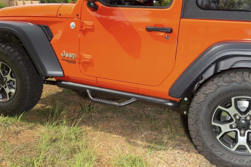 Rugged Ridge — Rugged Ridge Spartan Nerf Bar Textured Black 18-20 Jeep Wrangler JL 2 Door
OFFROAD_STEPSSLIDERS
Nerf/Step Bar - view 5