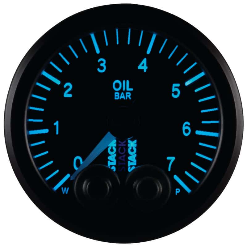 AutoMeter — Autometer Stack 52mm 0-7 Bar M10 Male Pro-Control Oil Pressure Gauge - Black
Ga OilP PC Blk 7 Bar - view 6