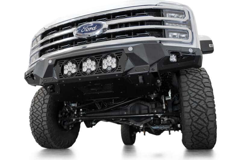Addictive Desert Designs — Addictive Desert Designs 2023+ Ford F-250/F-350 Bomber Front Bumper (w/ 3 Baja Designs LP6 Mounts)
Bumper- Front - view 11
