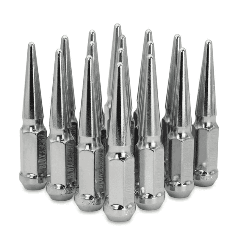 BLOX Racing — BLOX Racing Spike Forged Lug Nuts - Chrome 12 x 1.25mm - Set of 16 - view 1
