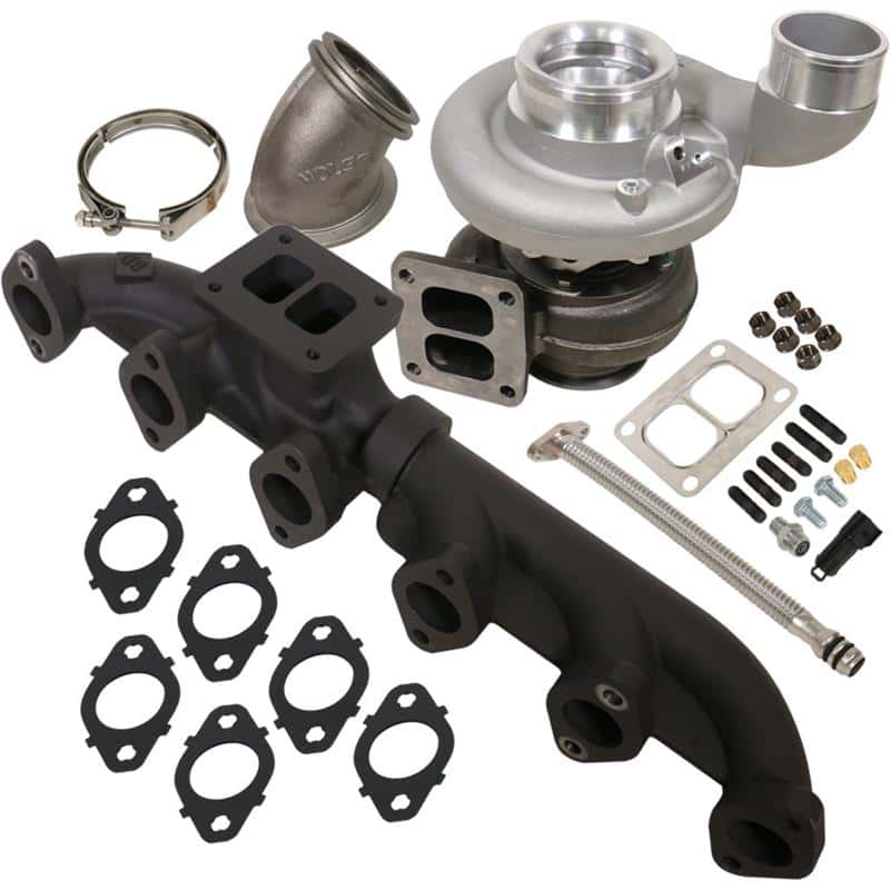 BD Diesel — BD Diesel Iron Horn 5.9L Turbo Kit S364SXE/80 1.00AR Dodge 03-07
IRON HORN TURBO KIT
Turbocharger Kit - view 2
