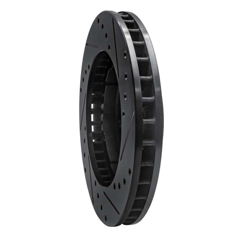 R1 Concepts — R1 71-91 Chevrolet K10 Front Left Drilled & Slotted Black Brake Rotor
R1 Brake Rotor Drill - view 4