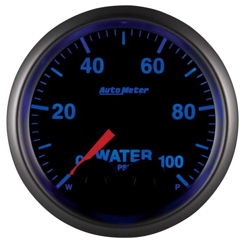 AutoMeter — AutoMeter Gauge Water Press 2-1/16in. 100PSI Stepper Motor W/Peak & Warn Elite
GA 2" WTRP 100PSI EL - view 11