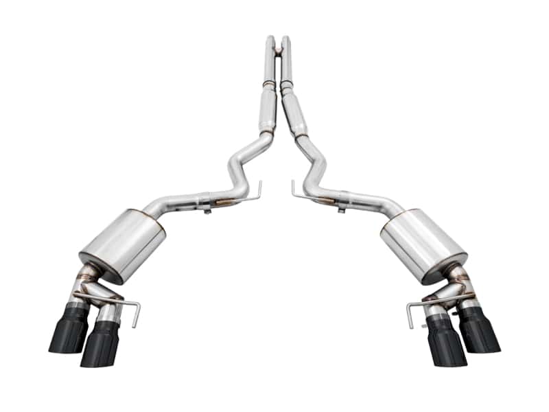 AWE Tuning — AWE Tuning 2018+ Ford Mustang GT (S550) Cat-back Exhaust - Touring Edition (Quad Diamond Black Tips)
Touring Exhaust - view 4