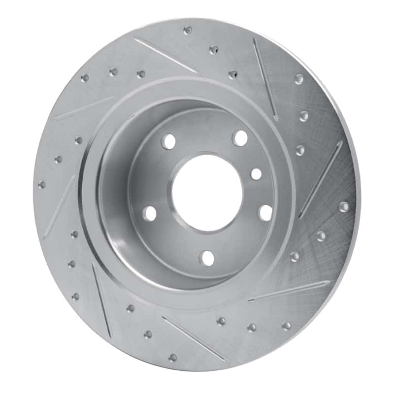 R1 Concepts — R1 94-04 Land Rover Range Rover Rear Left Drilled & Slotted Silver Brake Rotor
R1 Brake Rotor Drill - view 4