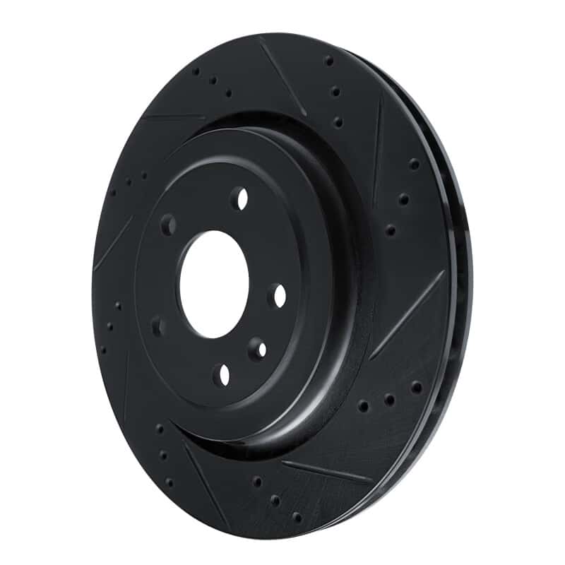 R1 Concepts — R1 14-19 Chevrolet Corvette Rear Right Drilled & Slotted Black Brake Rotor
R1 Brake Rotor Drill - view 2