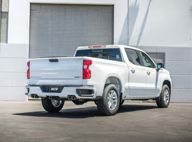 Borla — Borla 2019 Chevrolet Silverado 1500 6.2 w/ 147in WB 2.75in S-Type Catback Exhaust -Carbon Fiber Tips
Cat-Back System - view 1