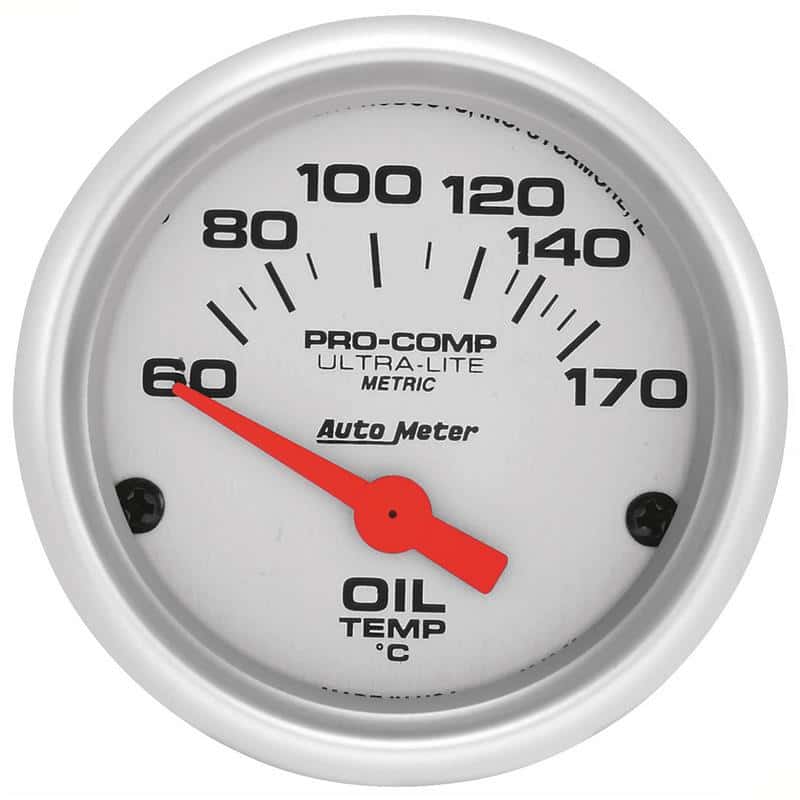 AutoMeter — Autometer Ultra-Lite 52mm 60-170 Deg C Electronic Oil Temperature Gauge
2" OIL TEMP, 60-170 - view 2