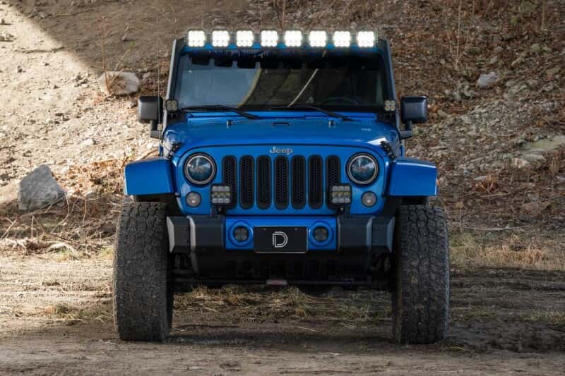 Diode Dynamics — Diode Dynamics Jeep JK SS5 Sport CrossLink Windshield - Yellow Combo Lightbar Kit - view 4