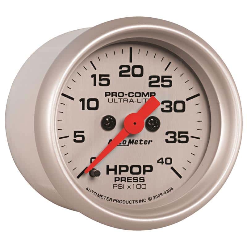 AutoMeter — Autometer Ultra-Lite 2 1/16in Electrical 0-4000 PSI High Press Oil Pressure Gauge 94-07 Ford 7.3L
2" HPOP PRESS, 0-4K - view 4