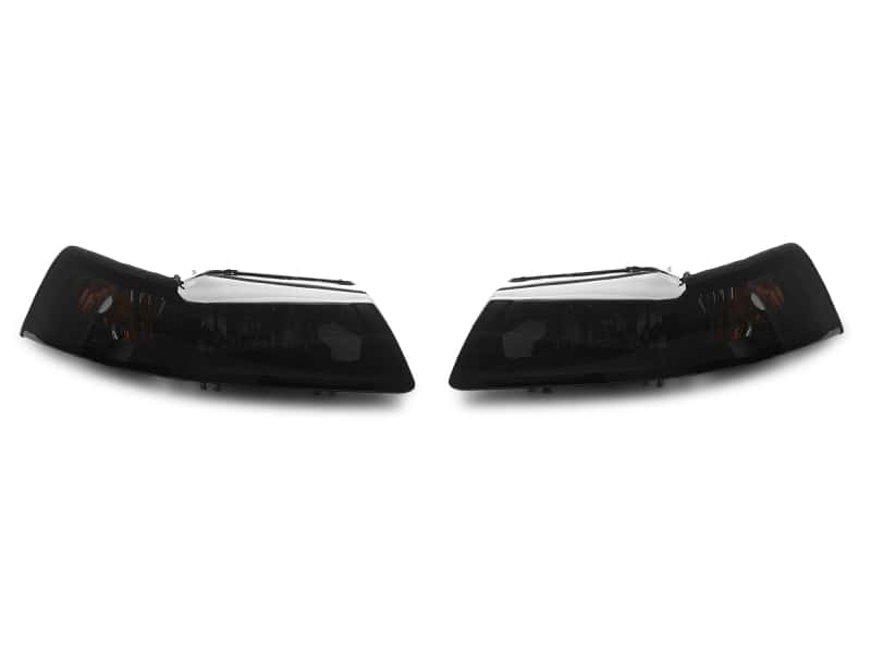 Raxiom — Raxiom 99-04 Ford Mustang Axial Series OE Style Headlights- Black Housing (Smoked Lens)
Headlights - view 4