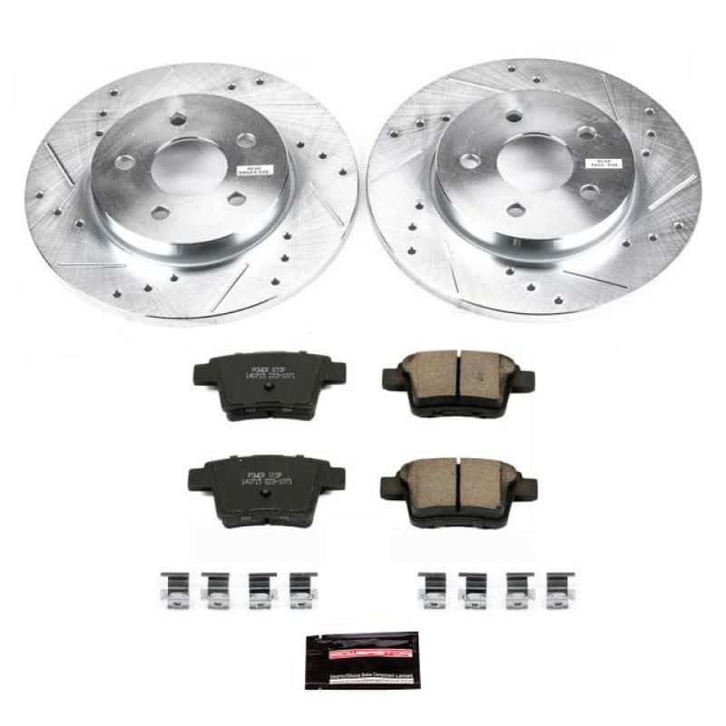 PowerStop — Power Stop 05-08 Jaguar X-Type Rear Z23 Evolution Sport Brake Kit - view 1