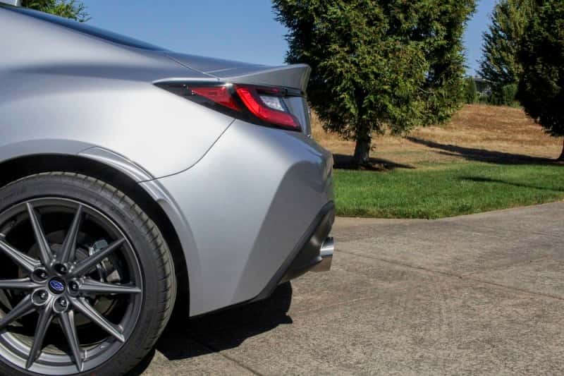 Perrin Performance — PERRIN 22-26 Subaru BRZ / Toyota GR86 Axle Back Exhaust SS (Single Side Exit w/Helmholtz Chamber) - view 22