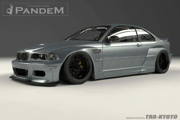 GReddy — GReddy 99-06 BMW E46 Coupe Pandem Wide Body Rear Fenders (SPECIAL ORDER) - view 1