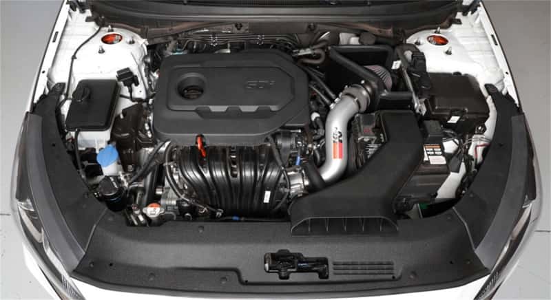 K&N Engineering — K&N 15-18 Hyundai Sonata L4-2.4L F/I Silver Typhoon Short Ram Intake
Performance Air Inta
Air Intake System - view 4