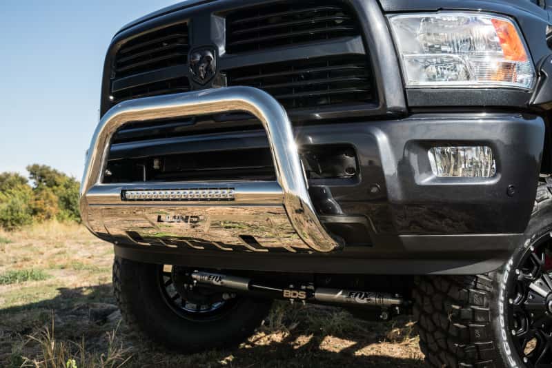 LUND — Lund 10-17 Dodge Ram 2500 Bull Bar w/Light & Wiring - Polished
BULL BAR W-LED LIGHT
Bull Bar - view 5