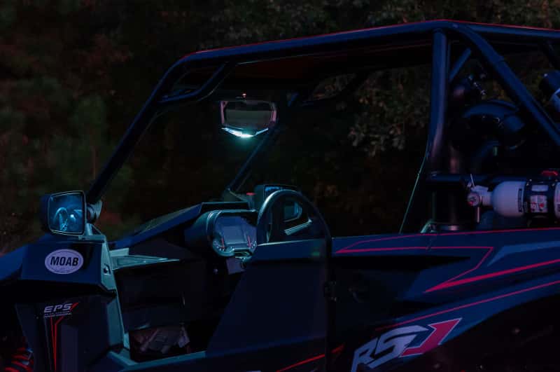 Seizmik — Seizmik 04+ Can/ Hon/ Yam Halo-RA LED Rear View Mirror - 2 in. Clamp Pair - view 3