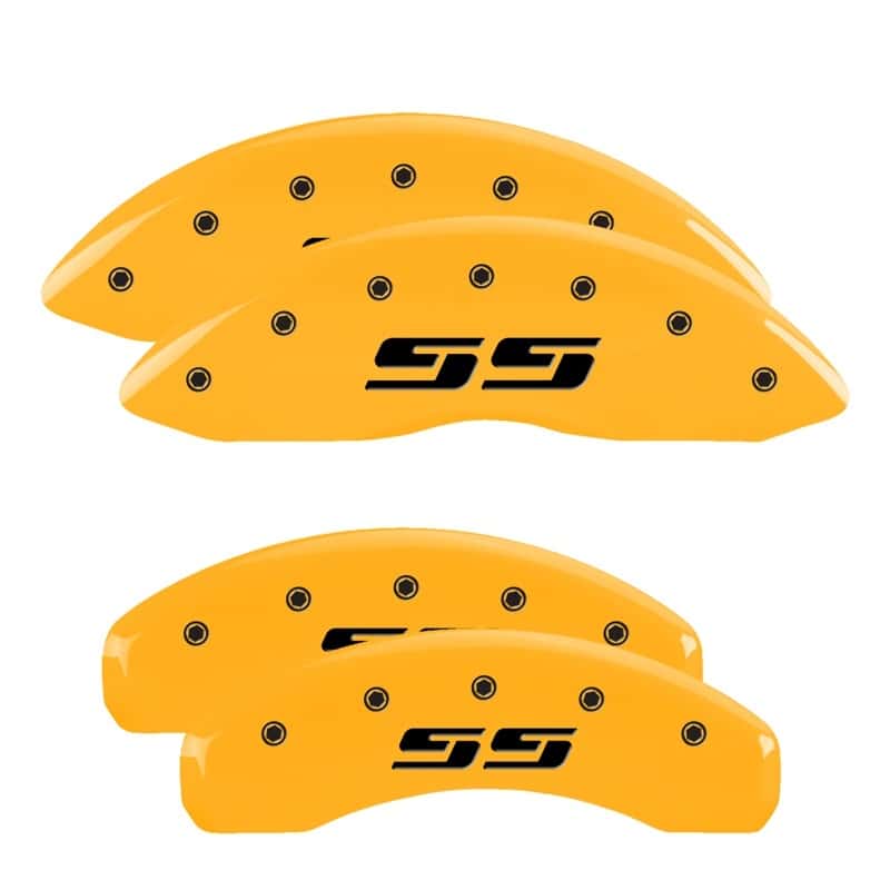 MGP — MGP 4 Caliper Covers Engraved Front & Rear Silverado SS Yellow Finish Black Char 2001 Chevy Tahoe
Caliper Covers - view 1