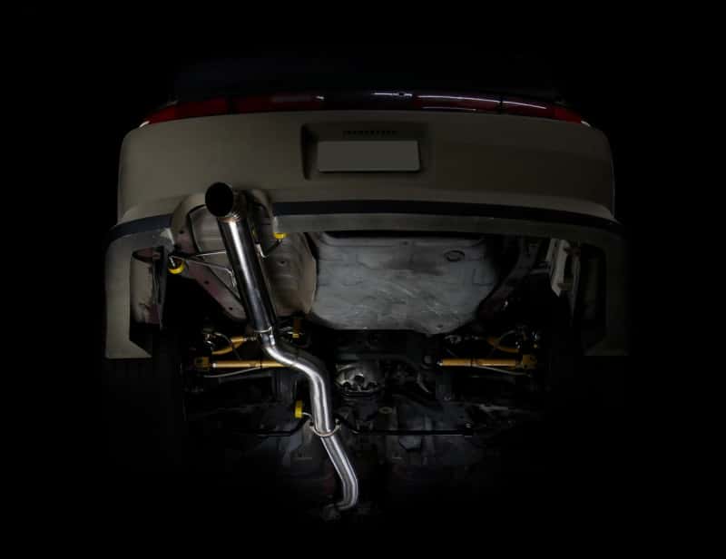 ISR Performance — ISR Performance Series II - EP Single Tip Blast Pipe Exhaust Non Resonated- 95-98 Nissan 240sx (S14) - view 2