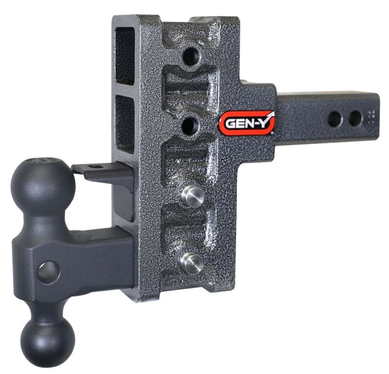 GEN-Y Hitch — Gen-Y Mega Duty 2in Shank 5in Offset Drop 1.5K TW 10K Hitch w/GH-031 Dual-Ball/GH-032 Pintle Lock
Drop Hitch - view 2