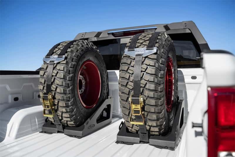 Addictive Desert Designs — Addictive Desert Designs Universal Tire Carrier
Spare Tire Carrier - view 5