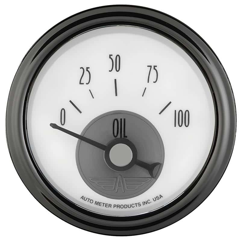 AutoMeter — Autometer Prestige Series Pearl 2-1/16in 100PSI Electronic Oil Pressure Gauge
2-1/16" OIL PRESS, 0 - view 5