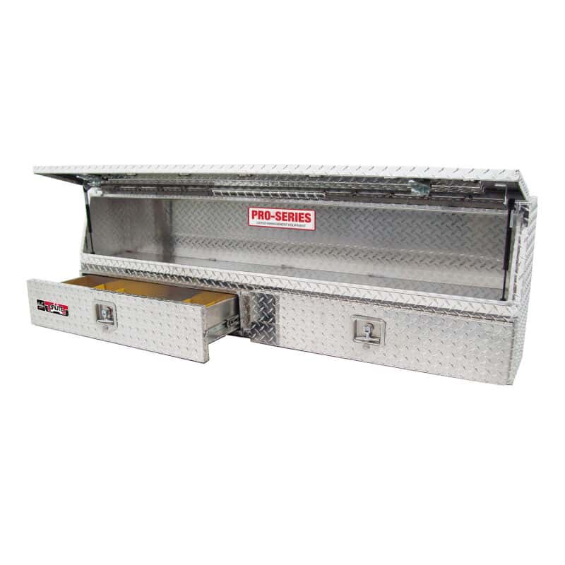 Westin — Westin/Brute Contractor TopSider 72in w/ Drawers & Doors - Aluminum
ToolBxTrkBedSideRail - view 2