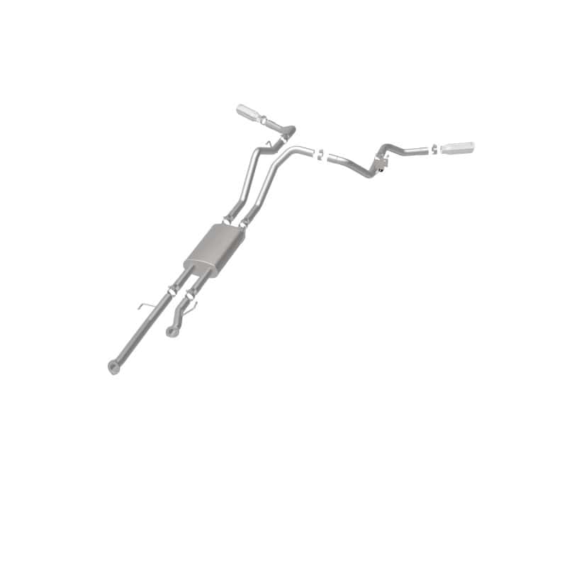 Magnaflow — MagnaFlow Cat-Back 10-15 Toyota Tundra SC LB / CC SB 4.6L/5.7L V8 SS 2.5 Dual Split Rear 4in Tip
Cat-Back - view 14