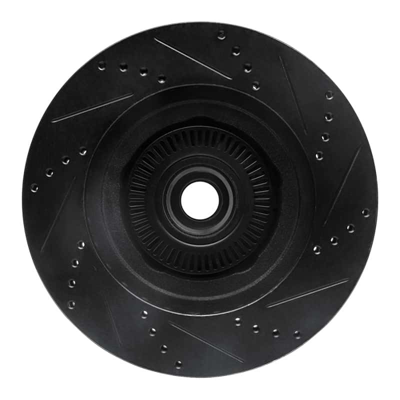 R1 Concepts — R1 01-05 Ford Explorer Sport Front Left Drilled & Slotted Black Brake Rotor
R1 Brake Rotor Drill - view 5